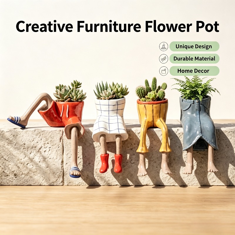 Gardening Tools Cute - Vasi per Fiori in Resina a