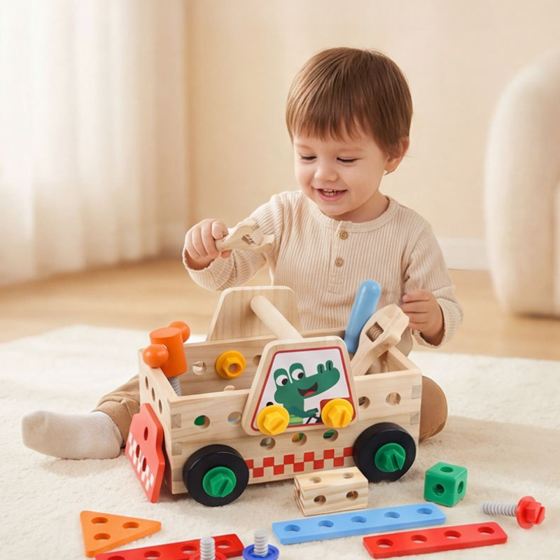 Gardening Tools Kids - Camion Giocattolo da Assemblare per Bambini
