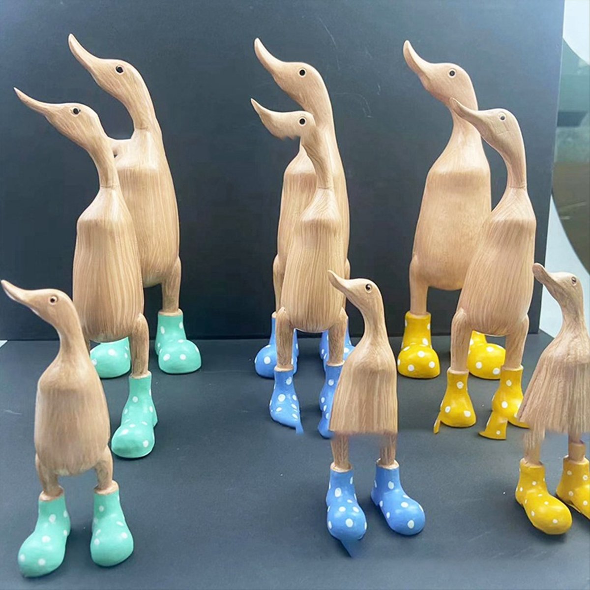 Gardening Tools Cute - Statua di Anatra in Resina ABNH,