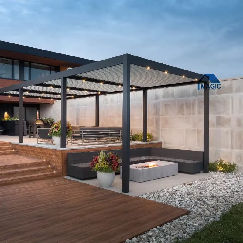 Gardening Tools For Sale - Pergola Bioclimatica in Alluminio con Tenda