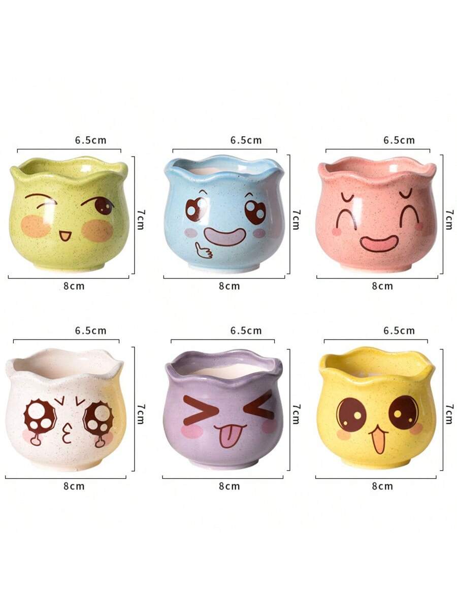Set di 6 Vasi in Ceramica a Fo - Gardening Tools Cute recensione e prezzo